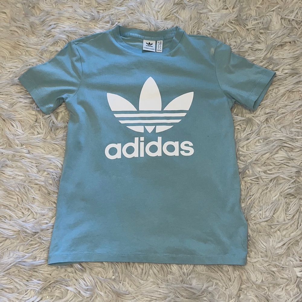 Light Blue Adidas T Shirt - Picture 1 of 4
